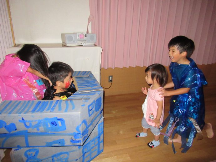 お化け屋敷を作ろう！②社会福祉法人 任天会