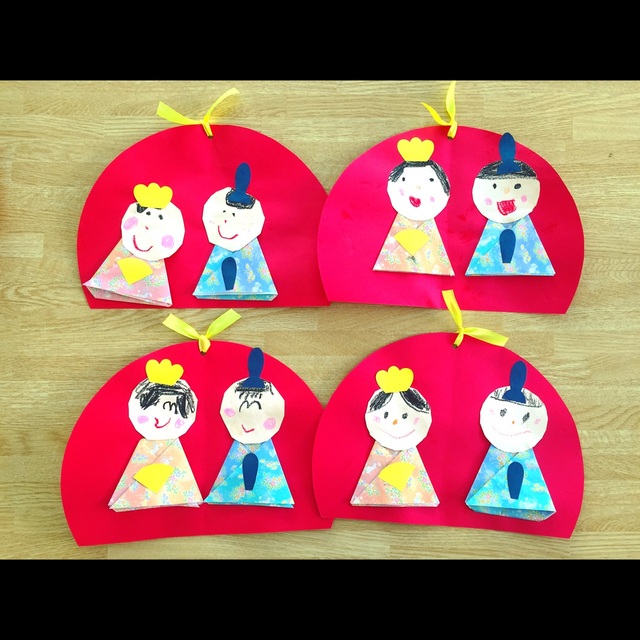 保育園 3月製作「おひなさま」アイデア3種！スタンプ・紙皿・簡単折り紙でかわいいおひなさまを作ろう保育士のお仕事静岡