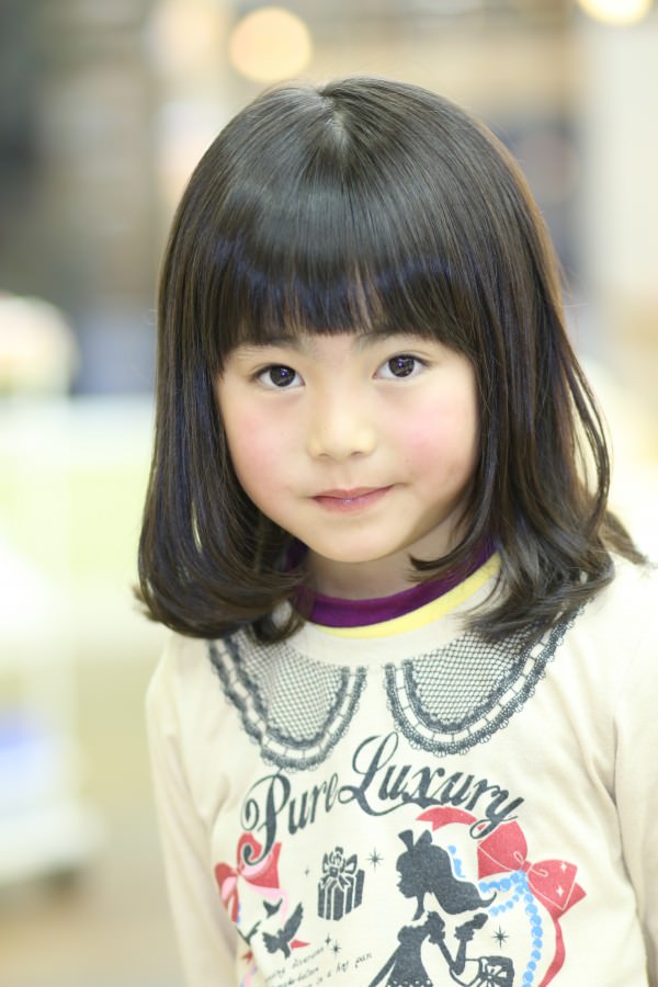 ボブミニボブエールバングヘアカット3歳女の子髪型子どもの髪型チョッキンズキッズ専用サロンキッズカットママリ女の子ママかわいい