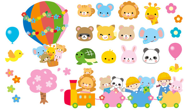 マスク 秋 子供イラストなら、小学校・幼稚園向け・保育園向けのかわいい無料イラストお試しフリー素材 カット がいっぱいの安心サイトへどうぞ