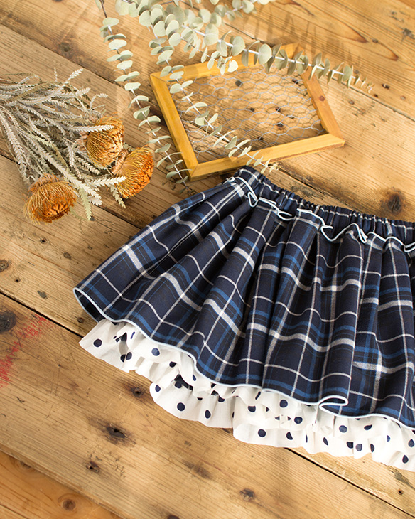 プロの洋裁の先生が教える簡単！四角で作れる2段がさねのティアードスカート