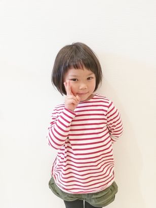 2025年秋 子供に似合うぱっつん前髪の髪型 ヘアカタログ・ヘアスタイルボブ を探す - OZmallビューティ
