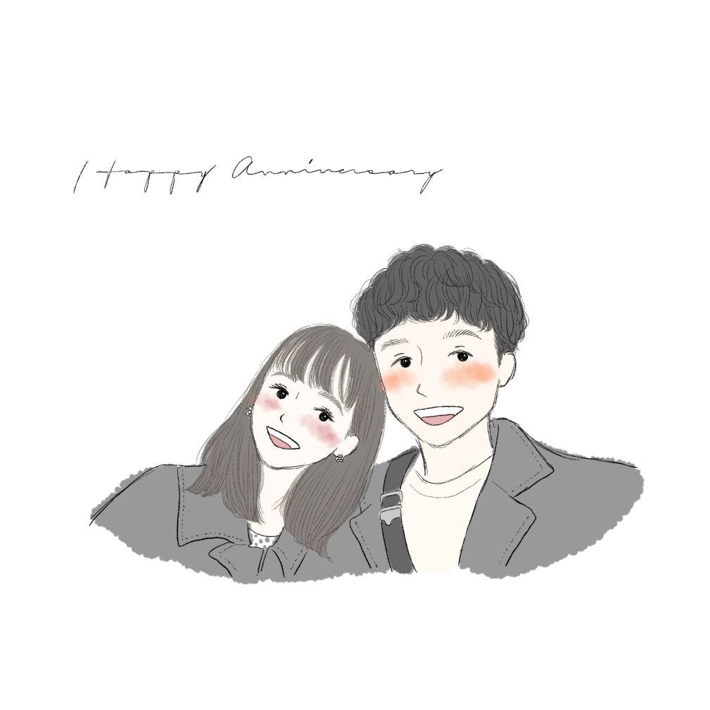 カップル似顔絵 2人の思い出を残そう！役立つシーンと安く依頼する方法 - ココナラマガジン