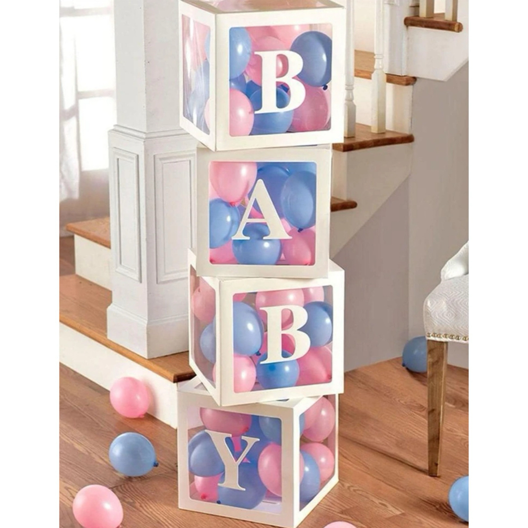 ベビーシャワー, サプライズにプカプカバルーンご注文いただきました💕, 『サプライズBOXを開けると〜, プカプカバルーンが飛び出してくる🎁』,喜んでいただけたと嬉しいメールをいただきました！, サプライズ無事に成功💕本当によかったです！, この度はありがとうございました😊,11月イベント出店予定 , ◆11月2日 土 , ふしみマルシェ, @fushimi_marche,