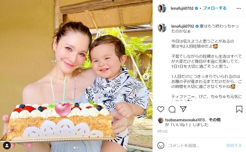 藤井リナ、１歳＆０歳の子供と顔出し親子ショットに反響「めちゃくちゃ可愛い赤ちゃん」 - スポーツ報知