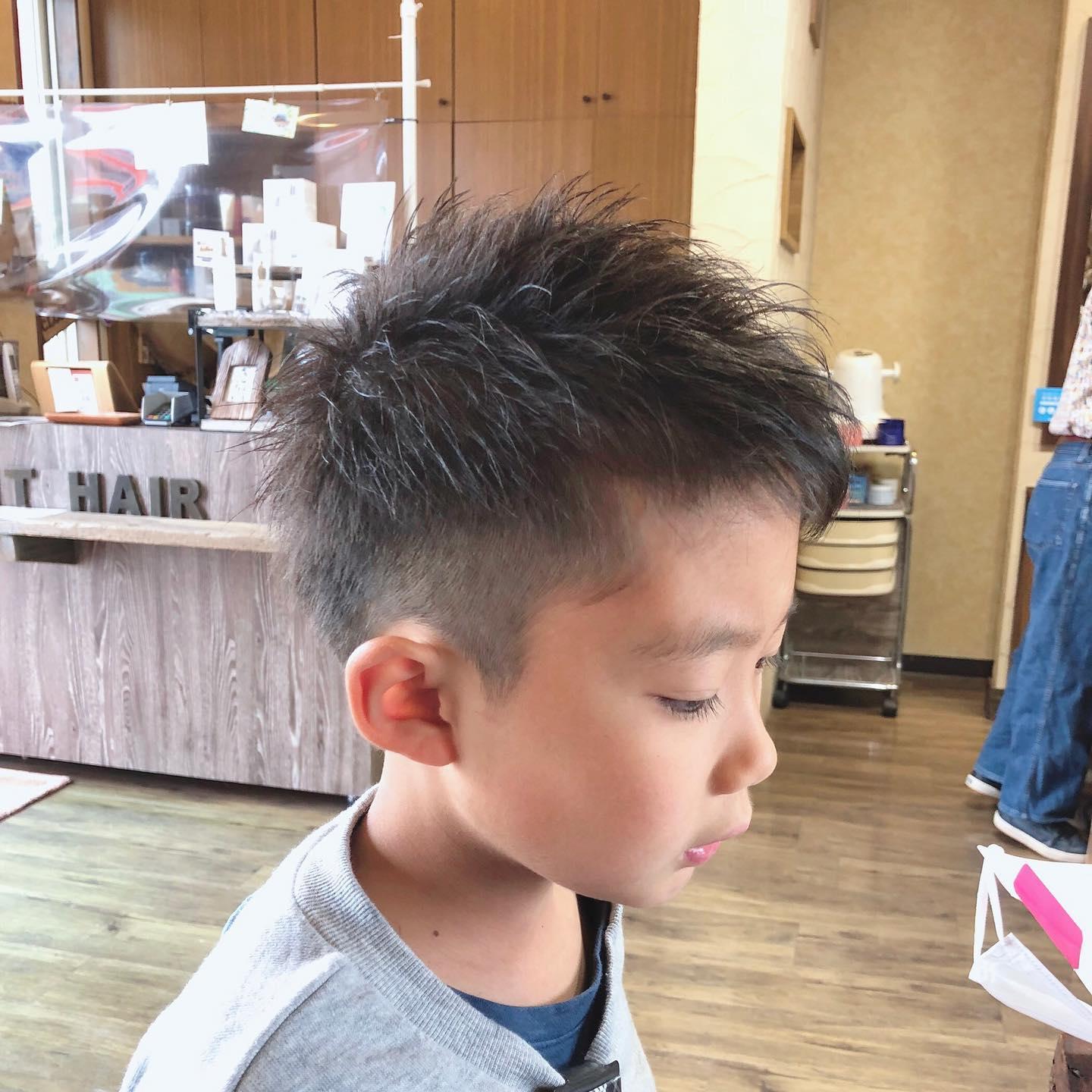 キッズ3人トリオ⭐︎ それぞれの個性がひかる♡ailo ailookinawa アイロ 沖縄美容室 うるま市美容室 うるま市ヘアサロン キッズカット男の子カット 小学生カット