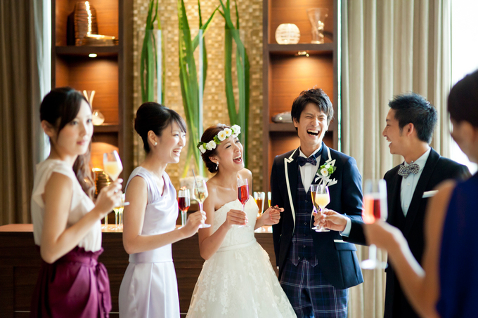 面白いウェディングフォト必見！おもしろポーズ・アイデア特集写真工房ぱれっとサッポロファクトリー店