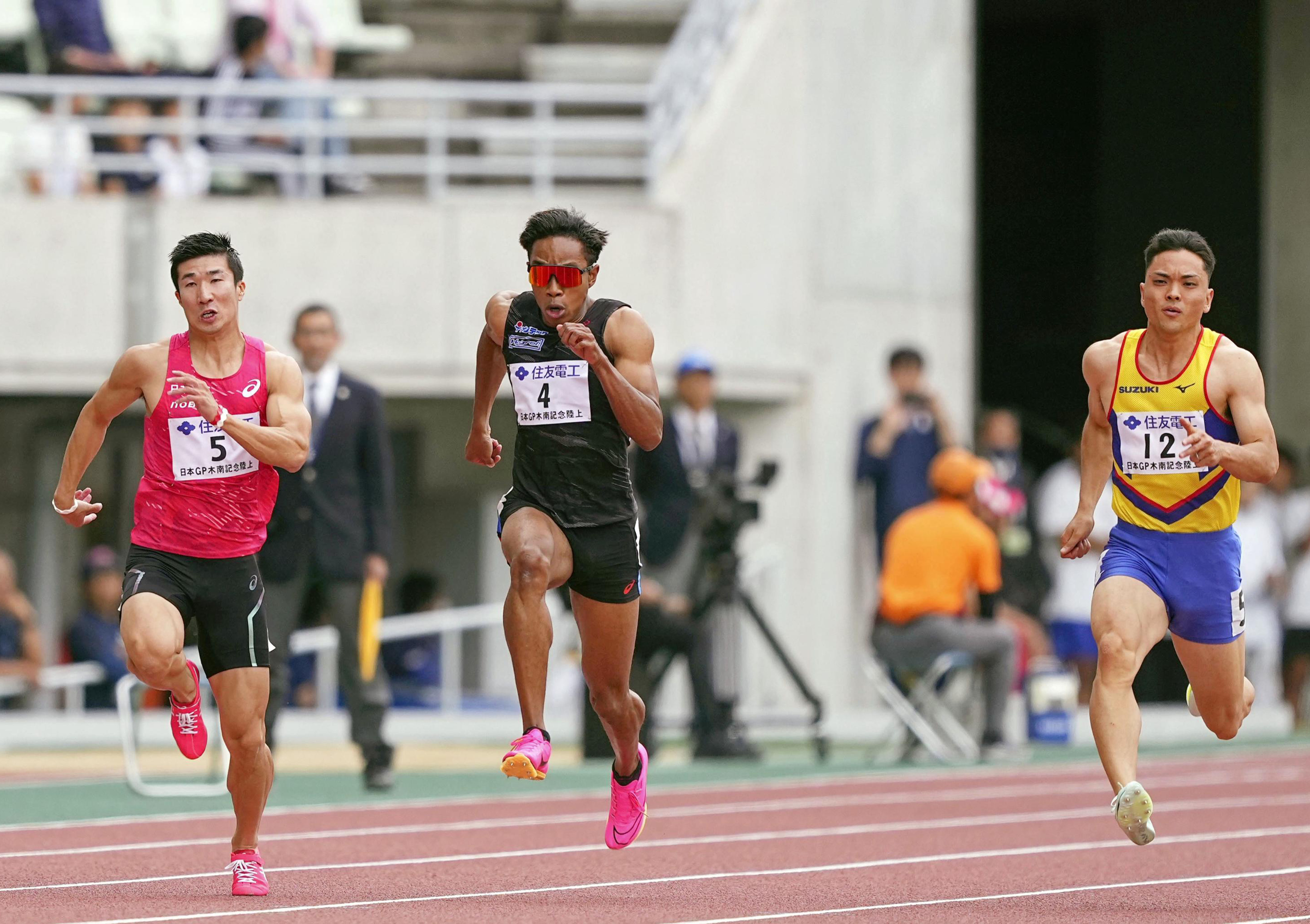 予選3組のトップは君嶋愛梨沙【女子100m】：第105回 日本陸上競技選手権大会