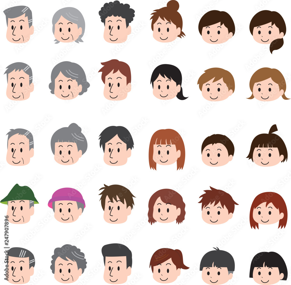 母の日のイラスト: お母さんアイコンの円形フレーム213363386- イメージマート