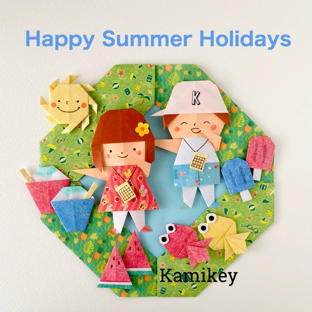 夏のリース飾り創作折り紙 カミキィ