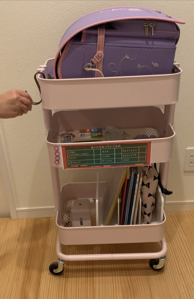 山崎実業 ランドセル 収納ワゴン スマートかばん 収納 かける スタンド5832 ホワイト その他 通販 - ヤマキシオンラインショップ