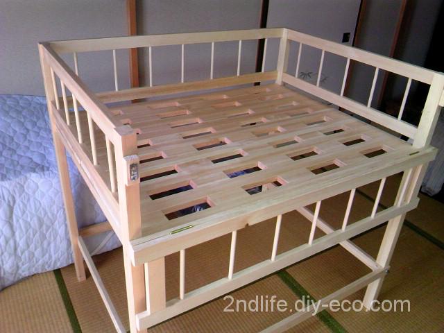 ベビーベッドを自作！なんと手作りすると予算は6000円ほど！ DIYセイカの暮らし便り