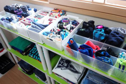 子供部屋のクローゼット収納アイデアHouzzハウズ