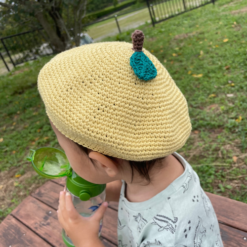 りんご帽子ミカヅキクロッキー