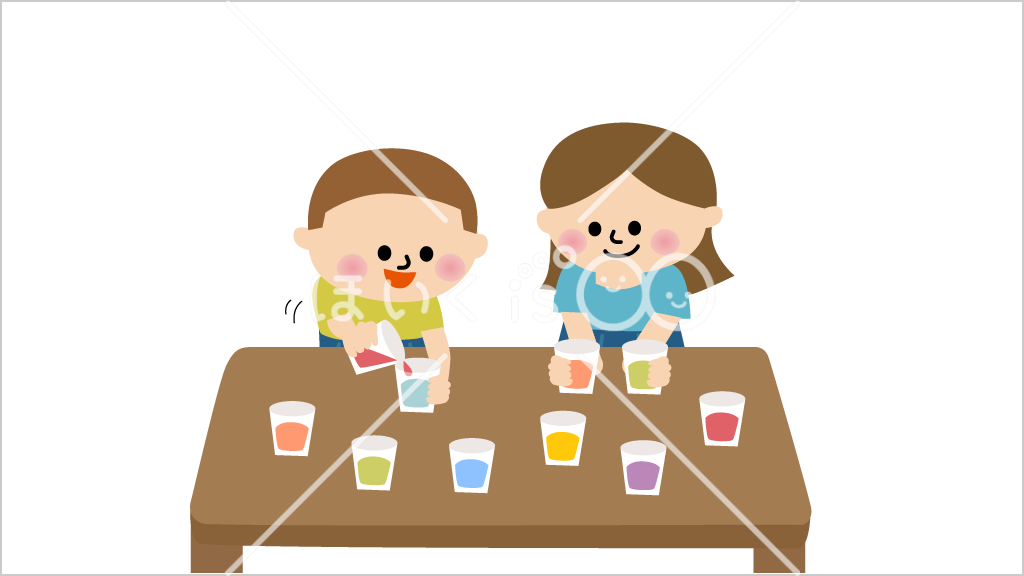 水遊びかわいい無料素材 イラスト工房