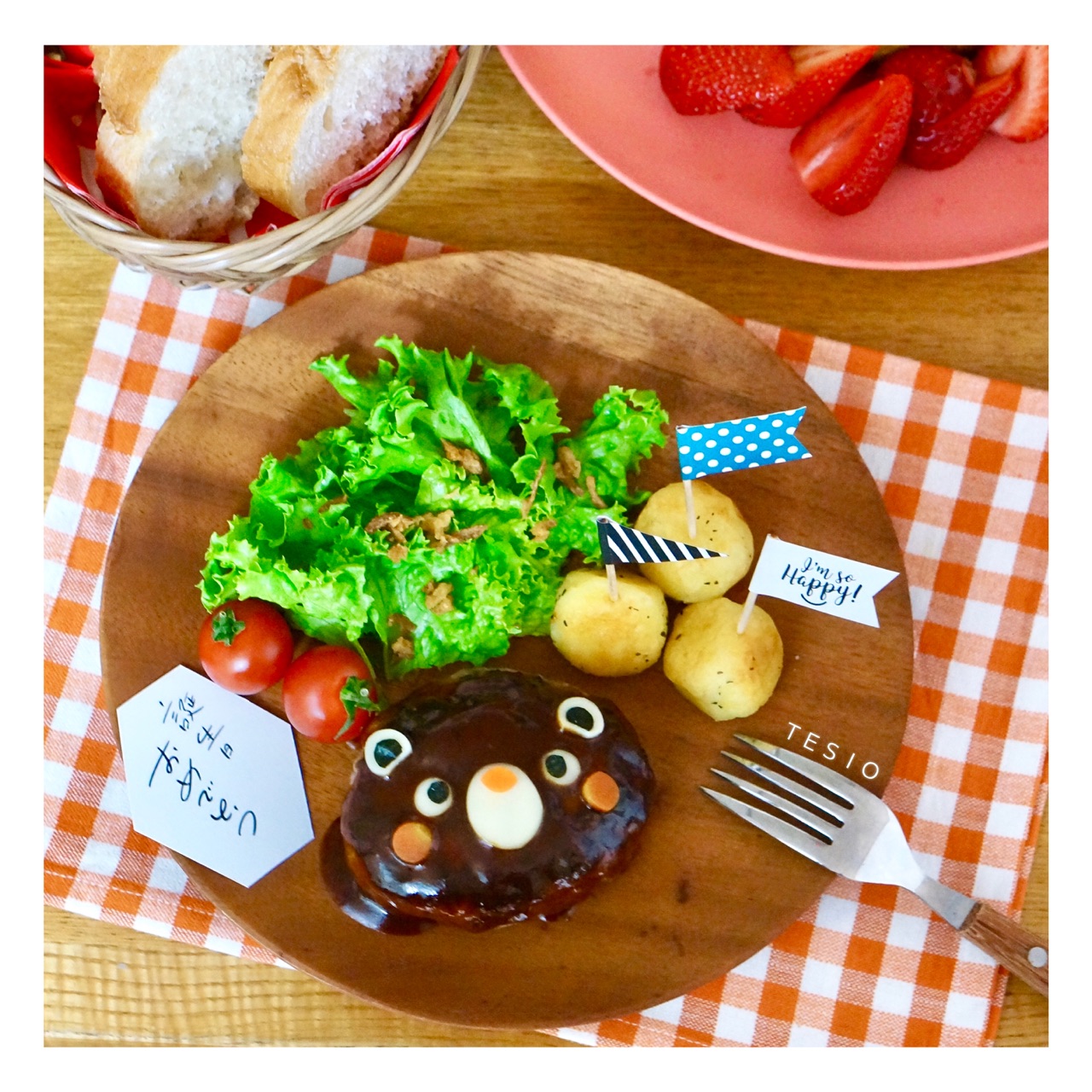 子どもが大喜び♪アンパンマンプレート♪