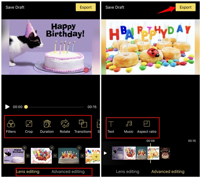 Happy Birthday お誕生日用ビデオレター オープニング映像