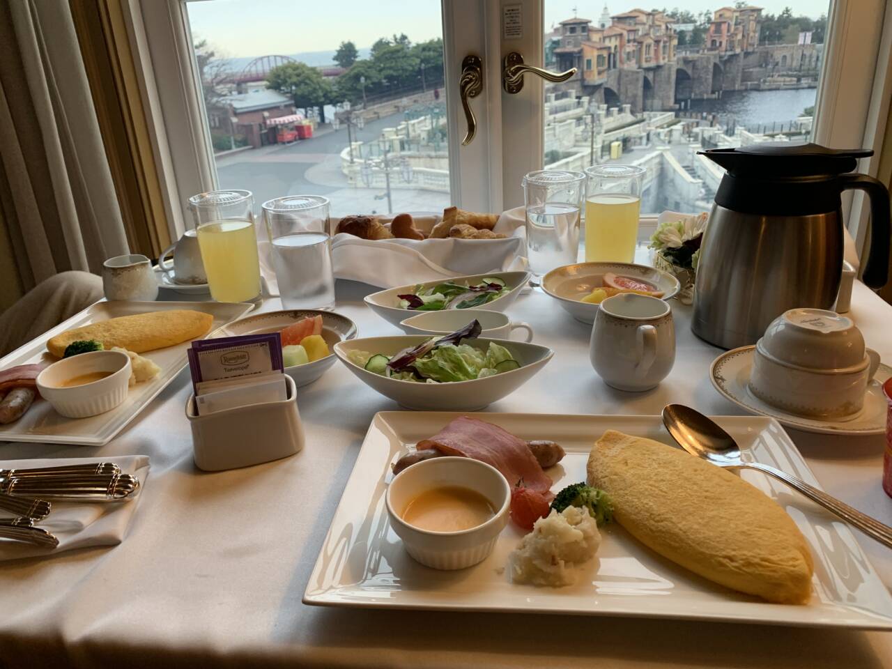 宿泊記 ホテルミラコスタで食べたルームサービスの朝食