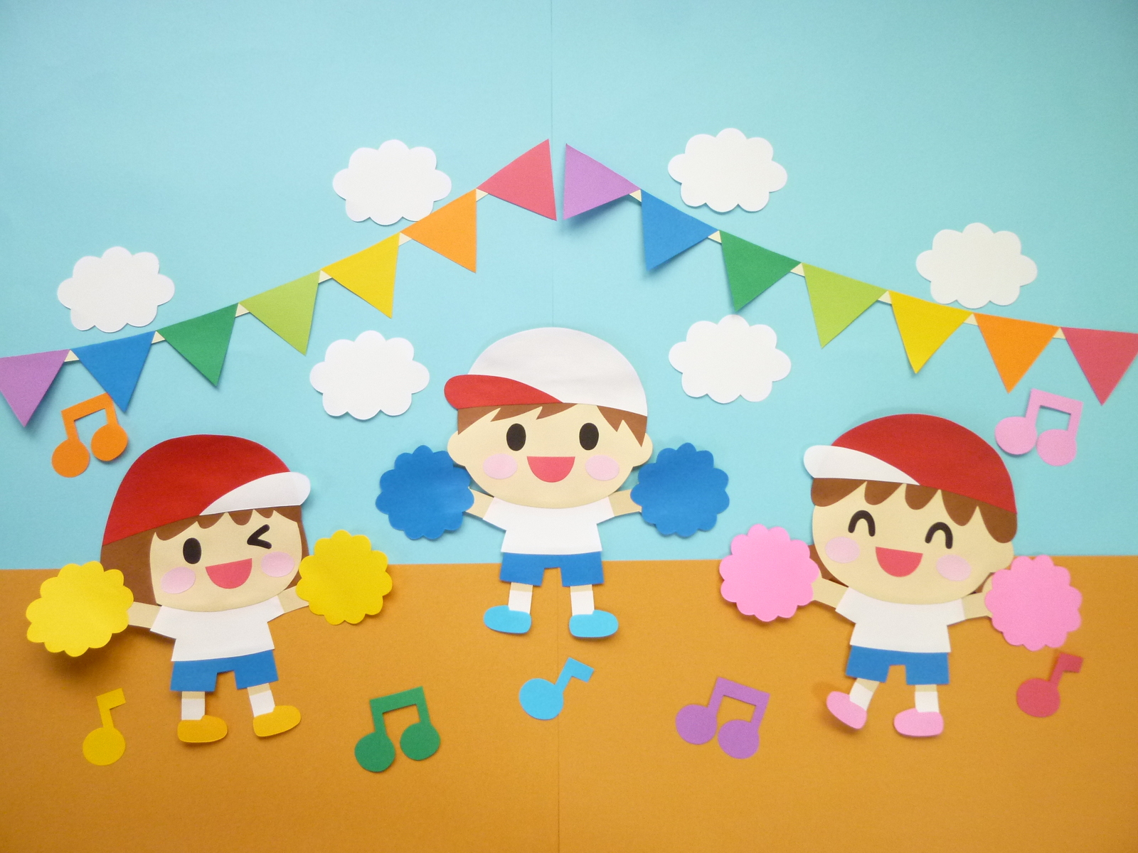 運動会 秋の壁面 スポーツの秋 壁面飾り その他アート ✂️Lilifactory🎨 通販 14511083Creema クリーマ