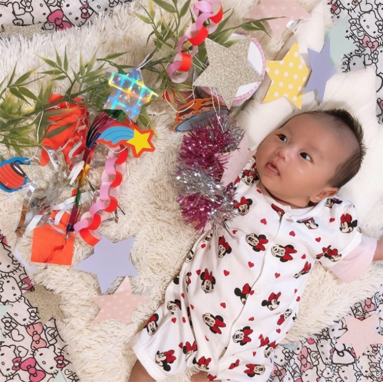 七夕の夜に笑顔を届ける赤ちゃんTikTok