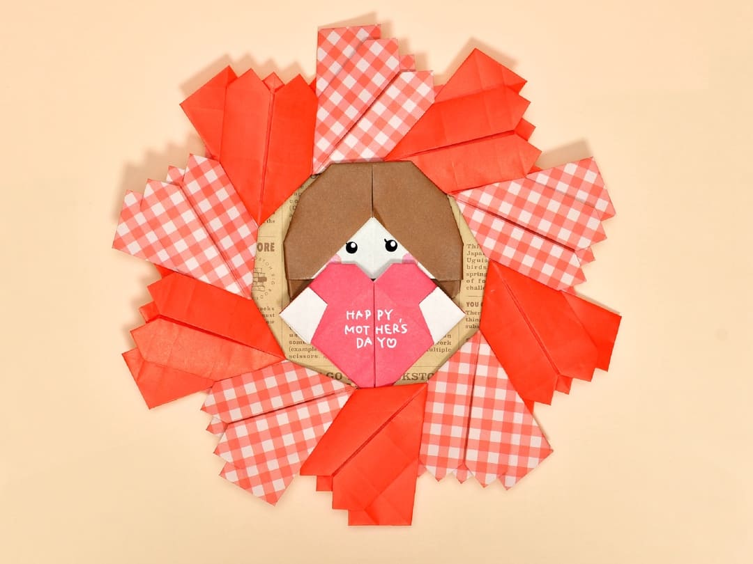 動画 折り紙でカーネーションの折り方 母の日の製作に保育士の転職・採用は 保育士バンク！