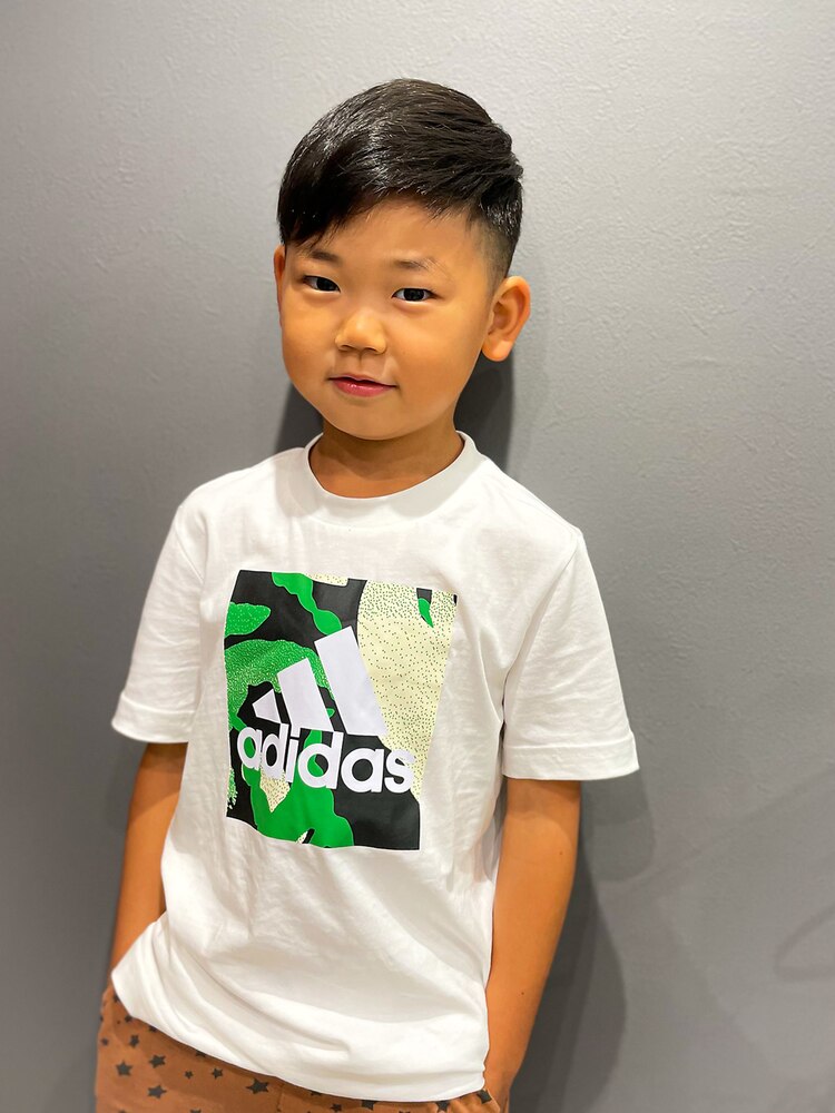 震災刈りとツーブロック・子供の始業式低料金理容カット技術