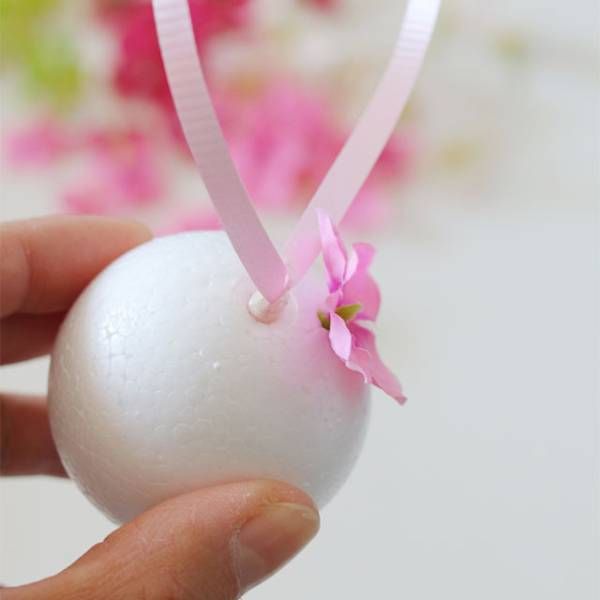 DIY ブーケボールを100円ショップ購入品で手作り！ゆる〜く花嫁録♡