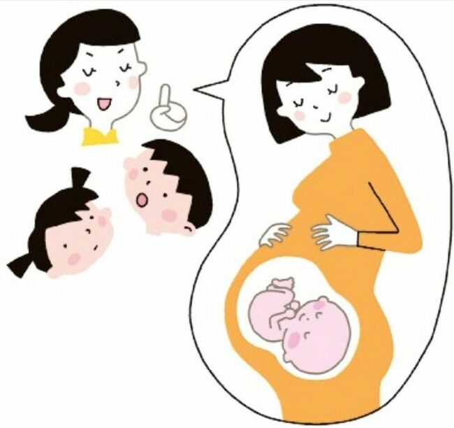 帝王切開で生まれる赤ちゃんのイラスト テキスト付き のイラスト素材80584653- PIXTA