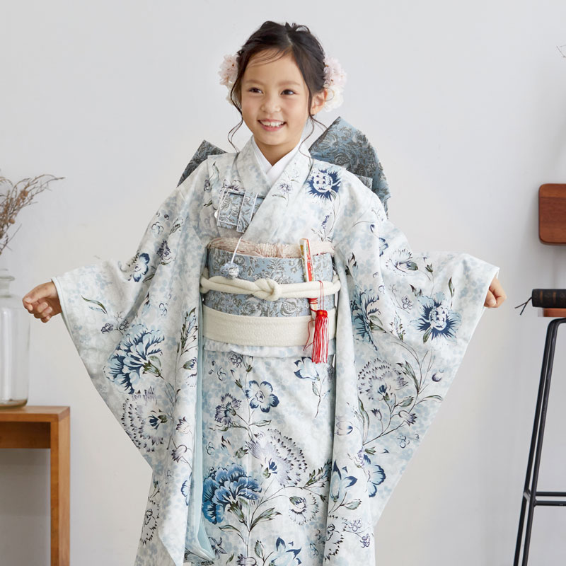 レンタル ベビー着物 70㎝ 男の子 青NV4 21784着物レンタル衣装レンタル フォセットネットショップ-記念日を彩る七五三・振袖・ドレス