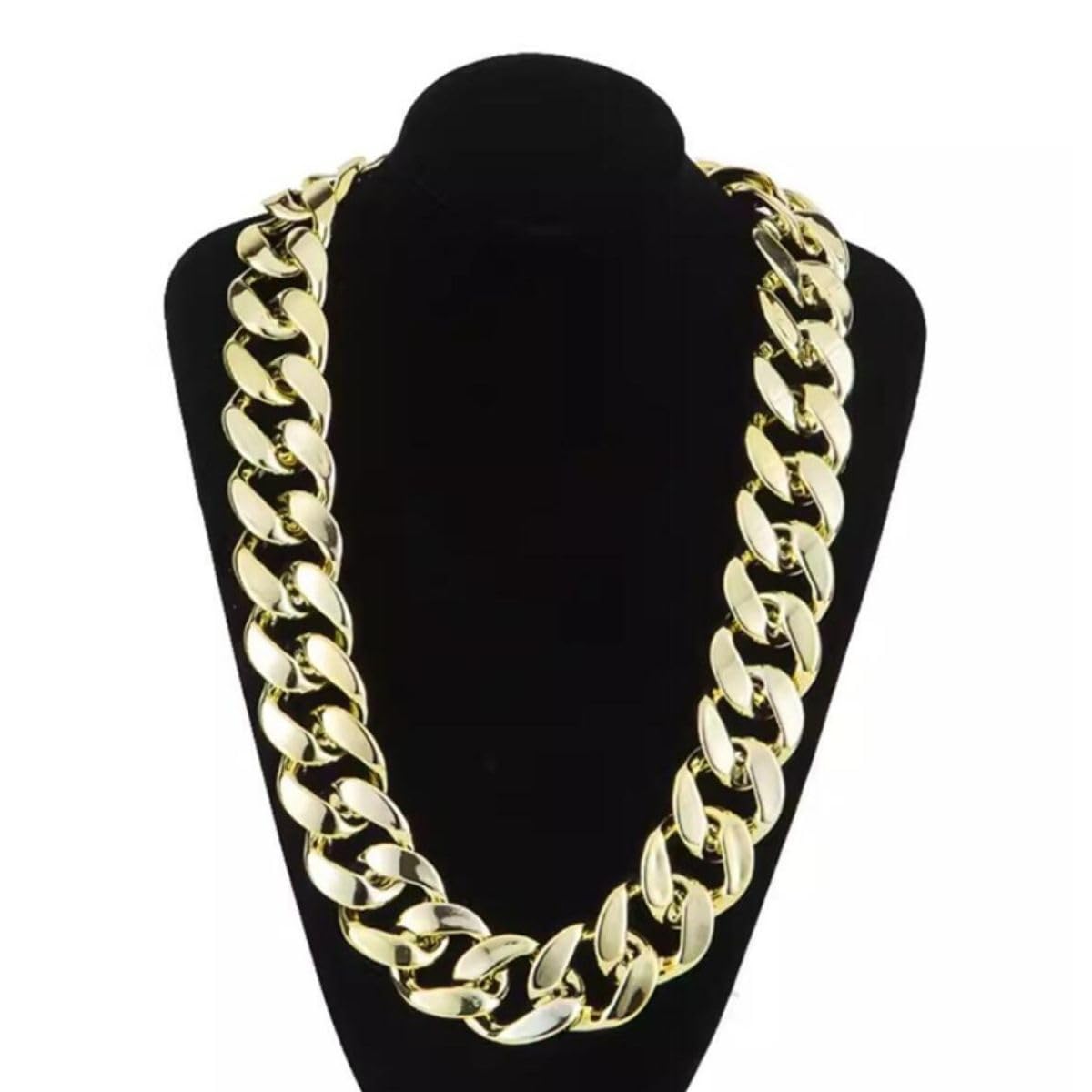 2-55 チェーンネックレス サイドチェーン 2点セット ゴールド キッズダンス小物 高学年向け ヒップ