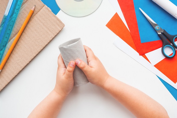 トイレットペーパー芯工作 ストロー弓矢の作り方 – こども工作レシピ