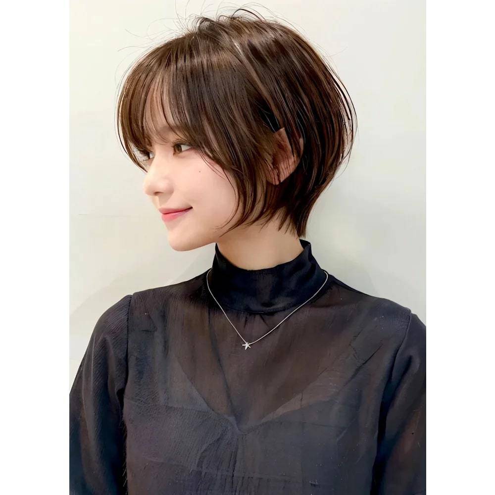 儚い女の子 髪型 ショートTikTok