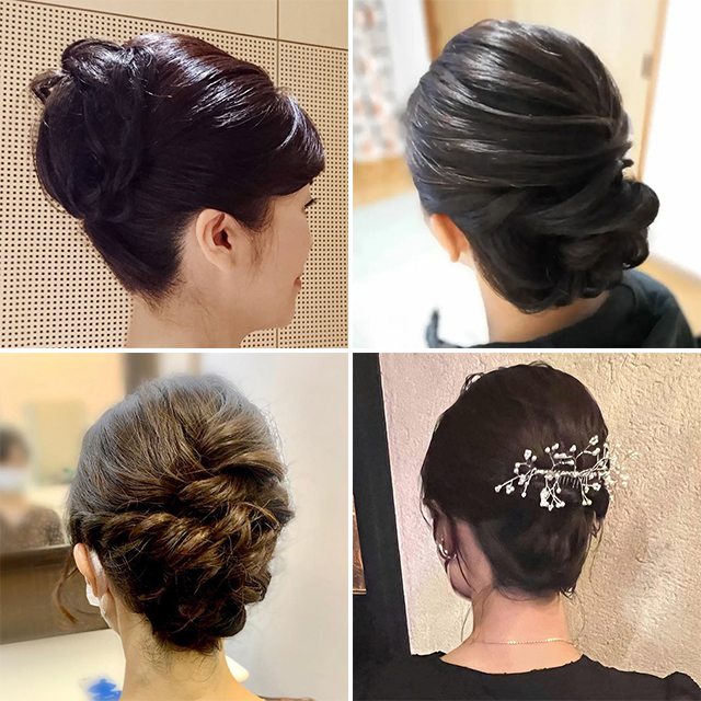 結婚式のお呼ばれにはシニヨンがおすすめ！髪の長さ別アレンジを紹介 - 秋葉原コットン