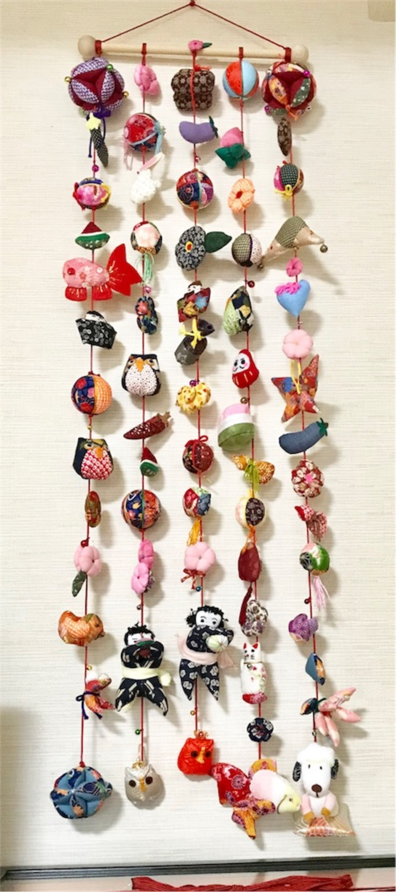 雛飾り＊ハンドメイド傘吊るし雛飾り 綿・ボンド・両面テープ付き 傘宝 つるし