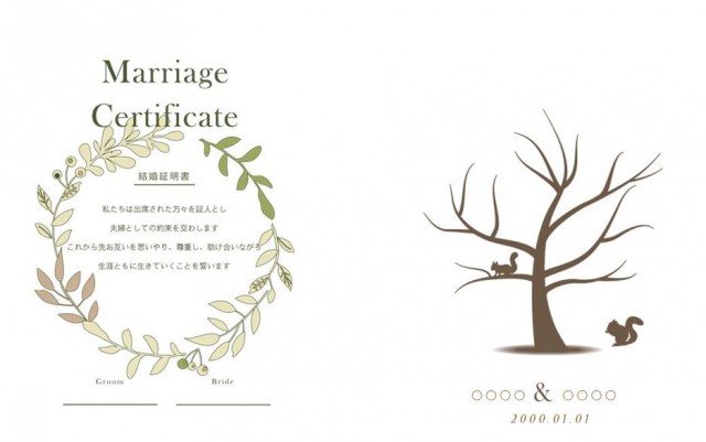 例文6パターン！結婚式のウェディングツリーの説明文の内容は