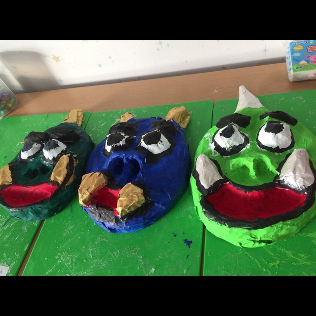 節分 保育園で鬼のお面を作って豆まきを楽しもう！お面を使った遊びも紹介求人あるある