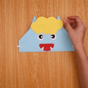 画用紙だけ 鬼のお面の簡単製作アイデア！ 乳児クラス向け男性保育士あつみ先生の保育日誌 おすすめ絵本と制作アイデア