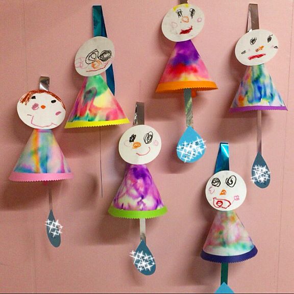 てるてる坊主 大きいサイズ 二つ目半額 サイズ変更可能 梅雨 5月 6月 壁面飾り 季節飾り 保育素材 壁面 装飾 ウォールステッカー・ウォールデコ保育cocoon 通販 19219049Creema クリーマ