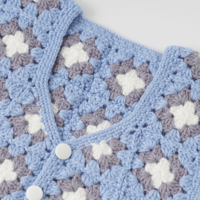 編み図付キット H145-170-034フリルつきベビードレス3点セット 手作り キット ねんね ベビー 編み物 手作りキット ハマナカhama 1ページ Ｇランキング