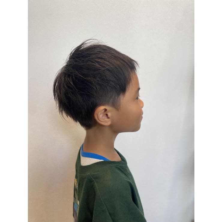Mr.BABY 岡山市 キッズカット男の子ショートマッシュ：L241915310ミスターベイビー Mr.BABY のヘアスタイルホットペッパービューティ