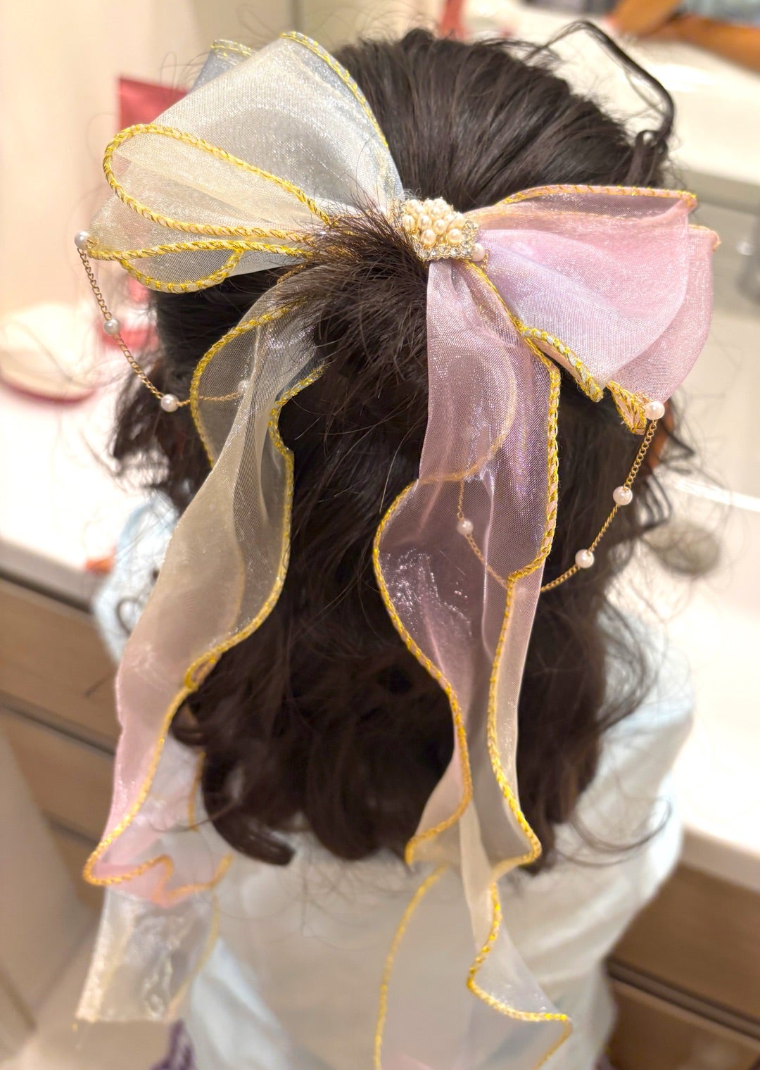 ピアノ発表会用子供のヘアスタイル