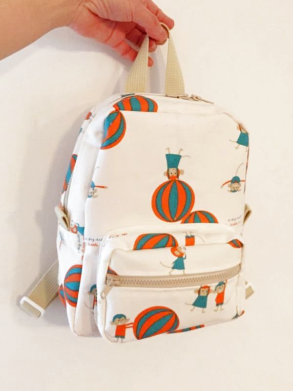 布で作るベビーリュック 型紙不要で簡単！nunocoto fabric