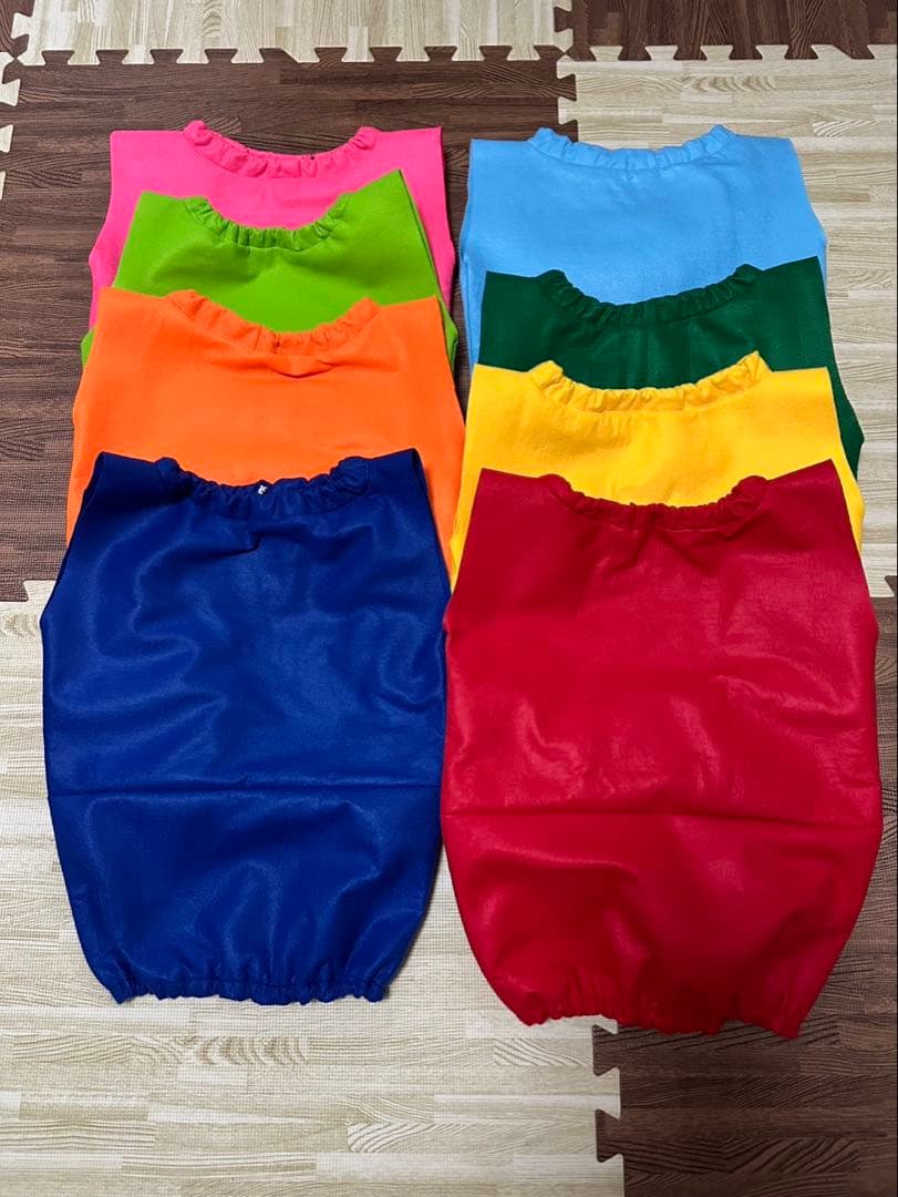 まとめ 衣装ベース シャツ J オレンジ ×20セット衣装ベース Jサイズ ベスト 生地 縫製