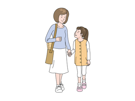 父親に贈り物する娘無料イラスト素材サイトハロー！KJイラストネット登録不要・商用利用可・ダウンロード無制限