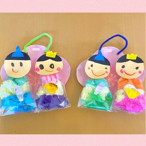 満3歳児のためのひな祭り製作アイデア