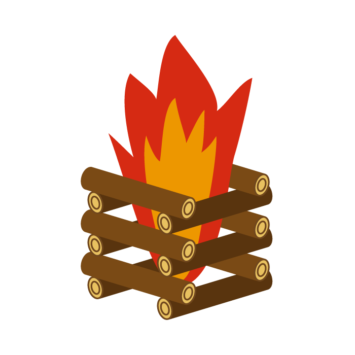 シンプルな手書きのキャンプ アウトドア レジャー 旅行のシルエットアイコンセット イラスト素材6622800- フォトライブラリ