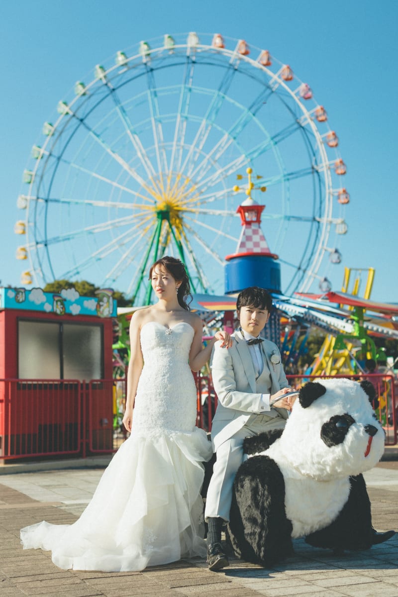 ウェディング 前撮りドレス 撮りたい！」が見つかる 前撮りフォト ＃カラードレスならこう撮っ