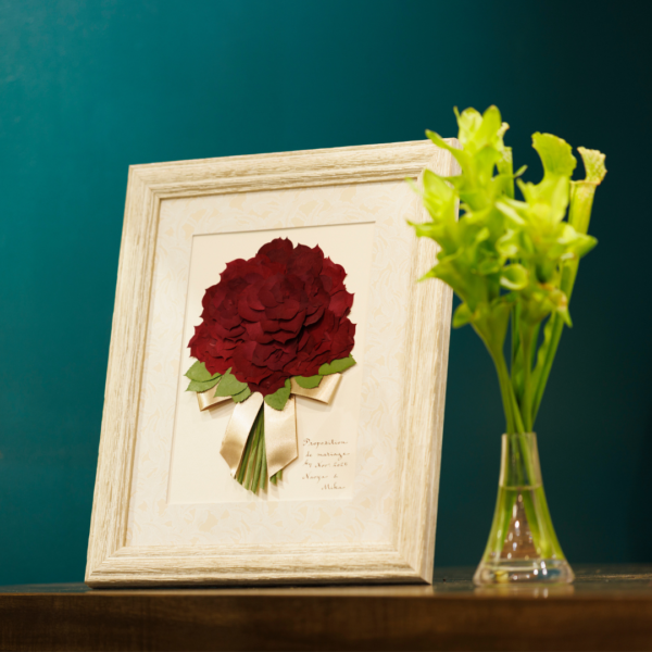 入籍・結婚報告 はがき文例１枚～即日印刷プリントメイト