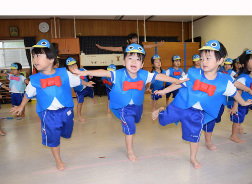 運動会2024 うめ組 満２・３歳児安積町つつみ幼稚園