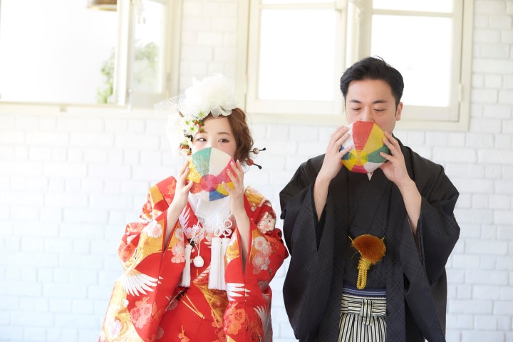 桜満開のお城での前撮り撮影♡*面白い遠近法フォトもチェック✎美花嫁図鑑 farny ファーニー お洒落で可愛い花嫁レポが満載！byプラコレ